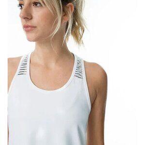 Endeavor Freedom Tank Top Womens XS NASA Space Certified Trizar Fabric White Act